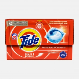 Капсулы для стирки Tide Альпийская свежесть 20шт
