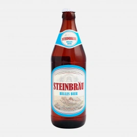 Пиво Steinbrau Helles светлое фильтрованное 5.2% 500мл