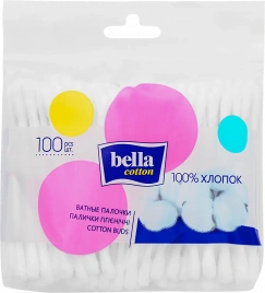 Ватные палочки Bella Cotton 100шт