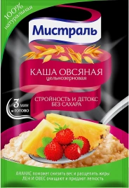 Каша Овсяная Стройность и детокс Мистраль 40г