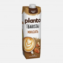 Напиток Planto миндальный обогащенный кальцием Barista ультрапастеризованный 1.2% 1л