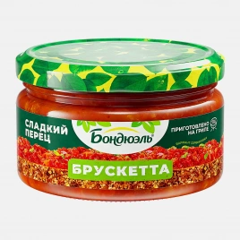Брускетта Бондюэль Сладкий перец 220г