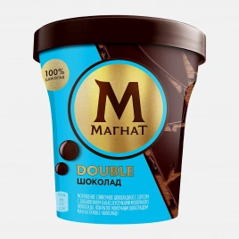 Мороженое Магнат Пинта Шоколадное c кусочками настоящего шоколада 310г