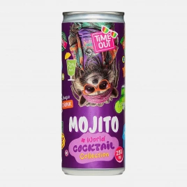 Газированный спиртной напиток Mojito Time Out 7.2% 250мл