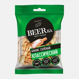 Арахис жареный солёный Beerka 90г