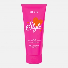 Гель для укладки волос сильной фиксации Ollin Style 200мл