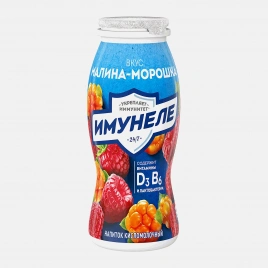 Напиток кисломолочный Имунеле со вкусом Малина-Морошка 1.2% 100г