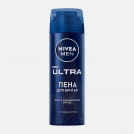 Пена для бритья С активным углем NIVEA Men Ultra 200мл