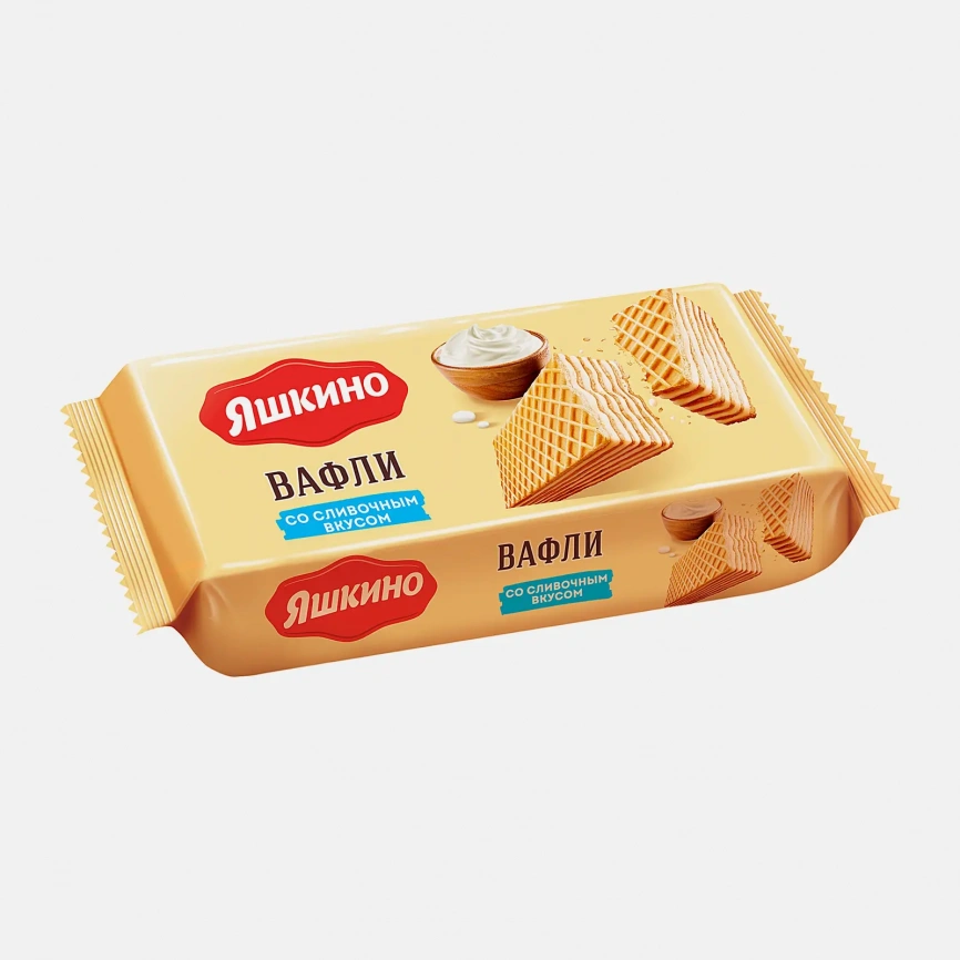 Вафли Яшкино сливочные 300г фото 1
