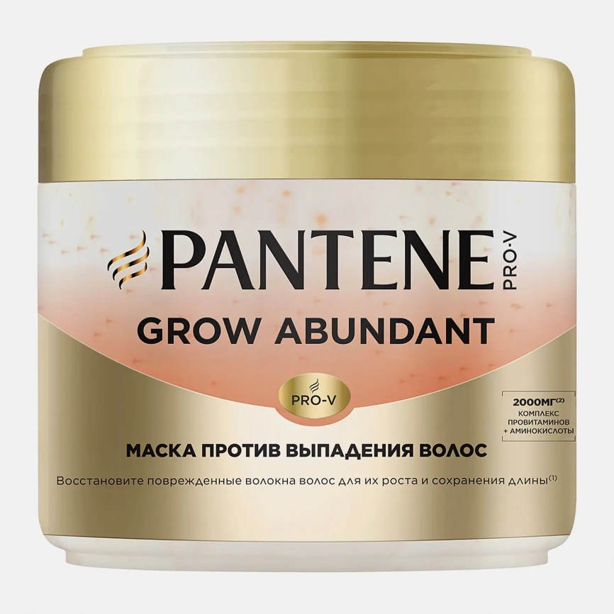 Маска против выпадения волос Grow Abundant Pantene 300мл фото 1