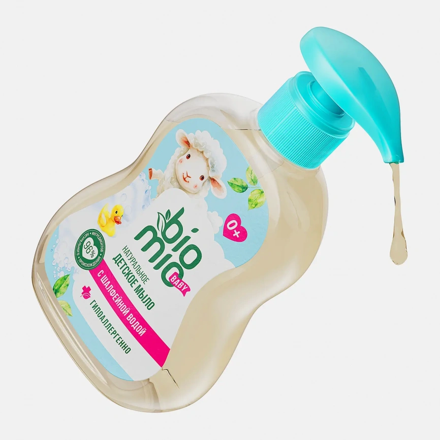 Детское жидкое мыло Biomio Baby 300мл фото 2