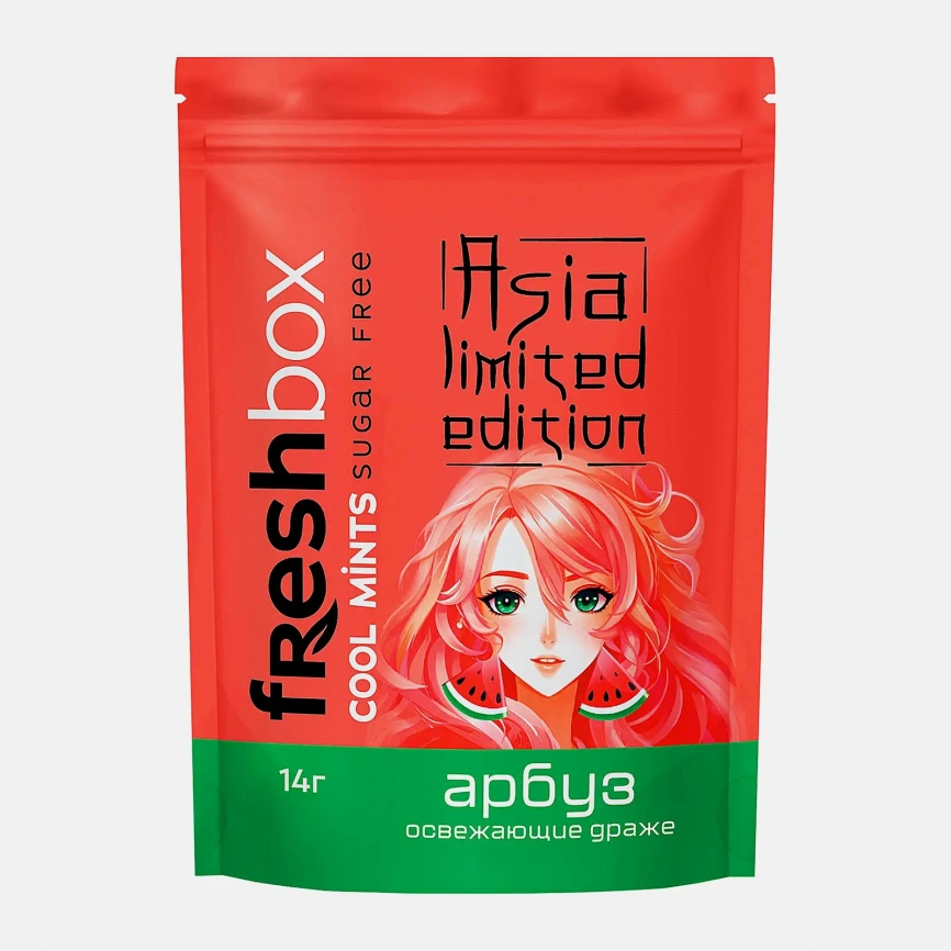 Драже без сахара со вкусом арбуза Freshbox 14г фото 1