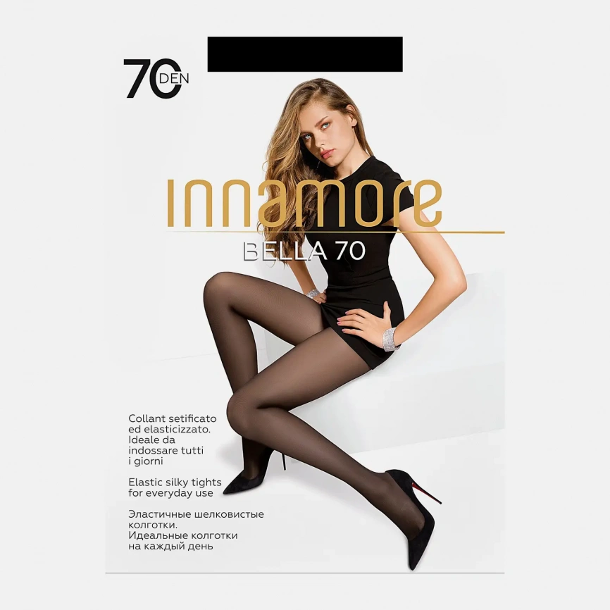 Колготки женские Innamore Bella 70 черные р.3 фото 1